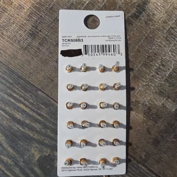 Festive Kids Earrings Set - Red, Gold, Green - Picture 2 of 3